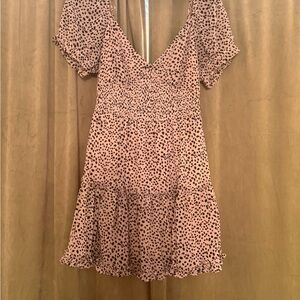 Stylish Leopard spot Dress